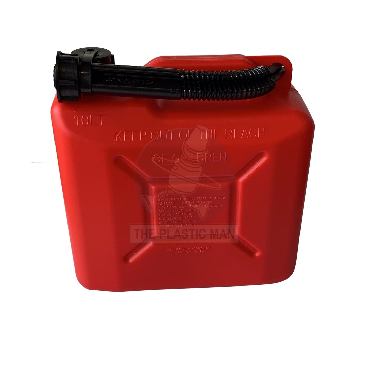 Fuel Container Petrol 10L - Fuelp10 Bottles Drums & Jerry Cans